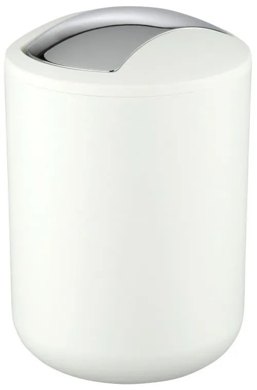 Coș deșeuri Wenko Brasil, 21 cm, alb