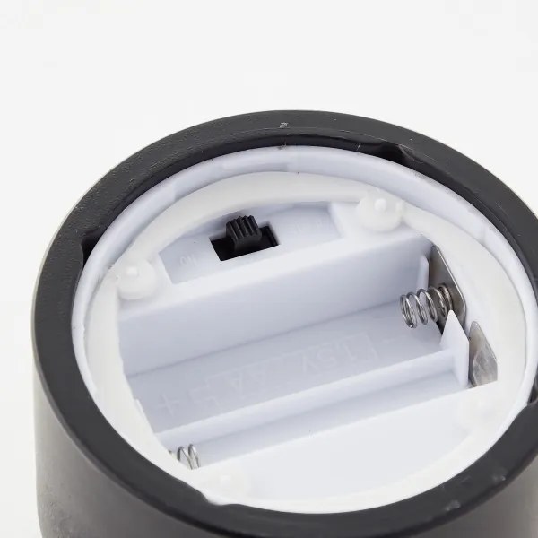 Brilliant - Set 3x lumânări LED BOUGIE LED/2xAA IP44 negru/fumuriu