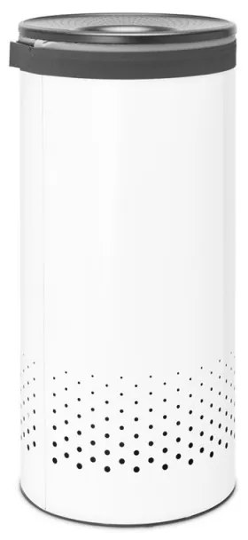 Cos de rufe Brabantia 1004178, 35 L, Capac din plastic, Umplere fara deschidere, Gauri aerisire, Alb