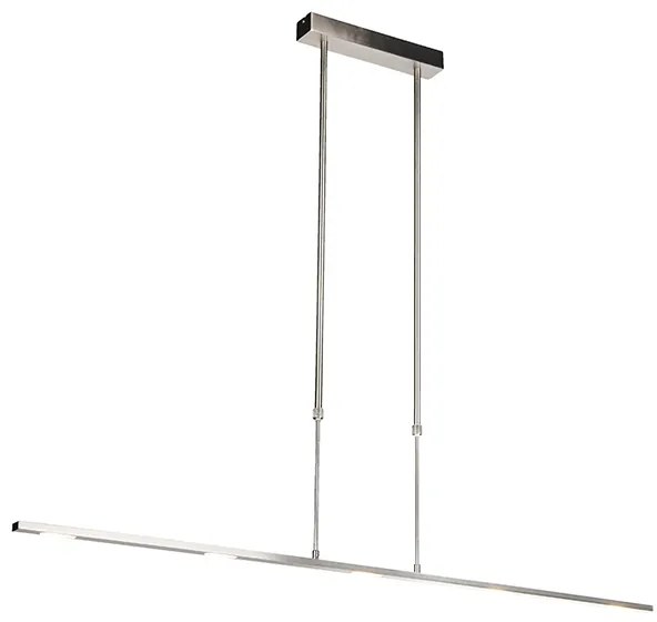 Lampă modernă cu pandantiv din oțel cu LED reglabil - Bold