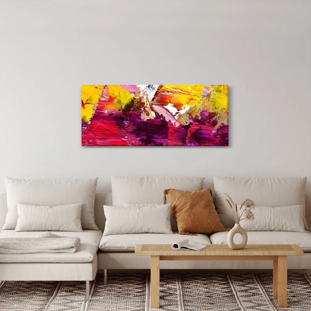 Tablou cu abstracție - pictura (120x50 cm)