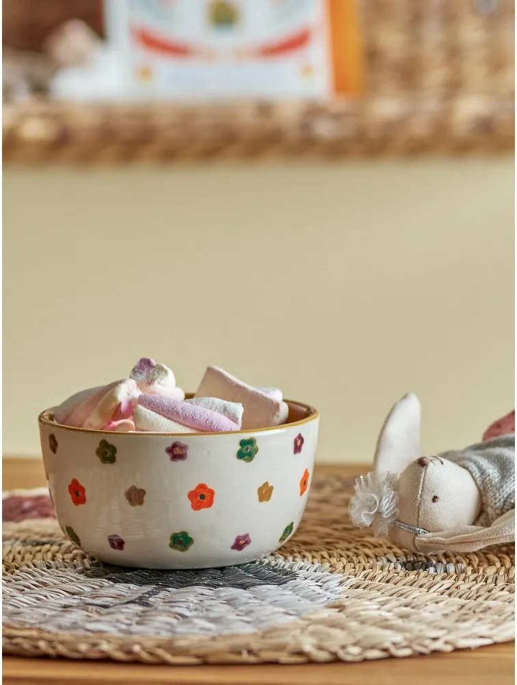 Bol pentru copii bej din gresie ø 12 cm Addy – Bloomingville Mini