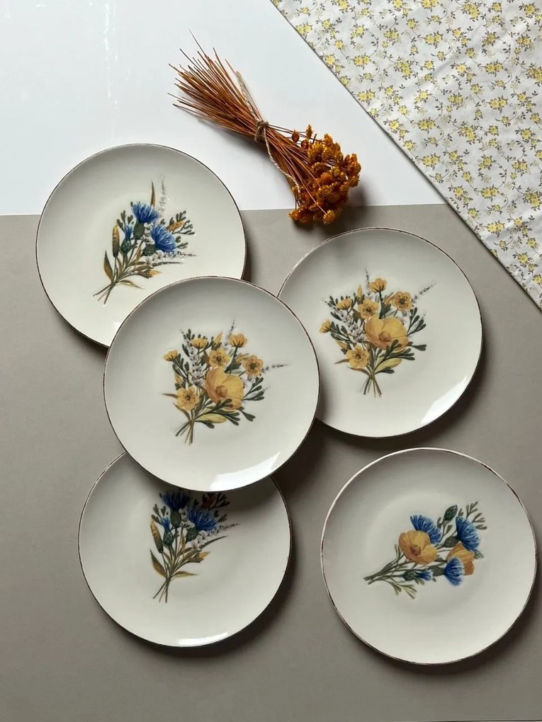 Set farfurii pentru desert (6 piese), Hermia, Culoare: Multicolor