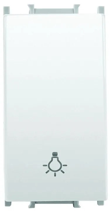 Intrerupator cu revenire 1 modul Thea Modular Panasonic, Alb