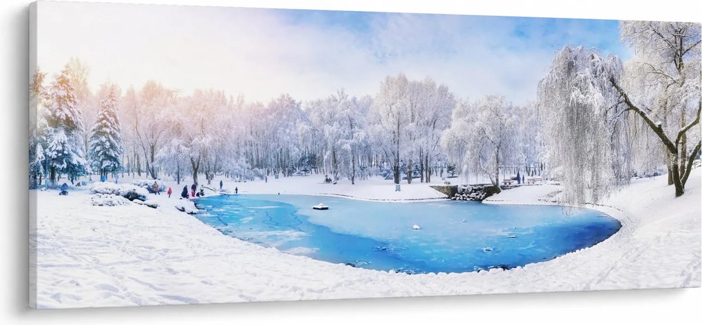 Tablou - Lac de gheață (120x50 cm)