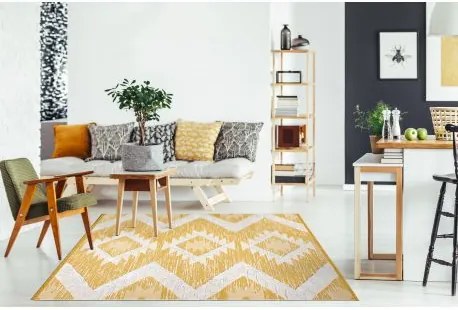 Covor ECO SISAL BOHO MOROC Caro 22312 franjuri - două niveluri d