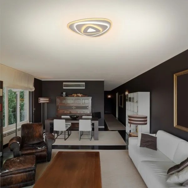 Brilagi - Plafonieră LED Modern Mini, 45W, 230V, 3000-6000K, cu telecomandă