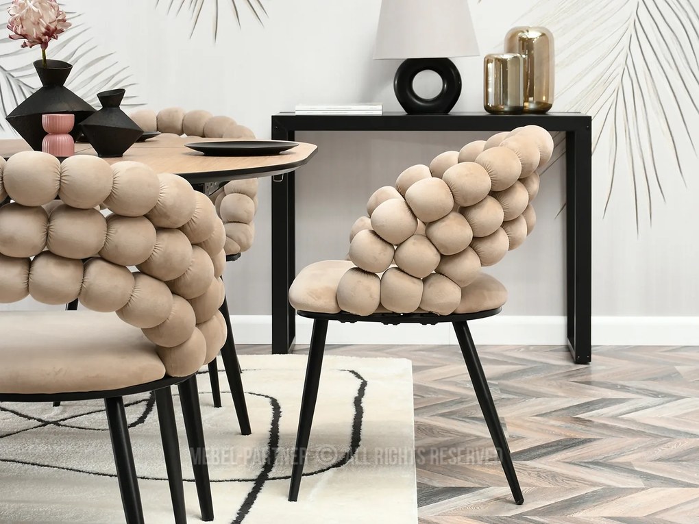 Scaun Lulish (bej + negru). Promo -15%. 1111115