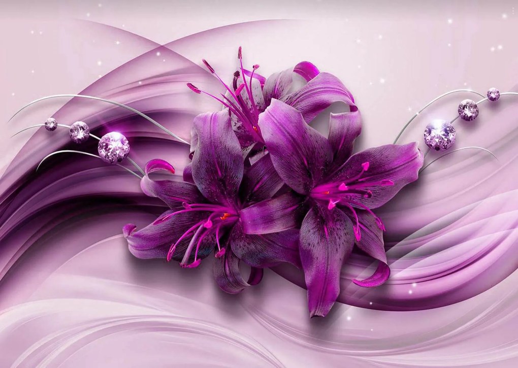 Fototapet. Rafinament cu Orhidee Violet. Art.05238