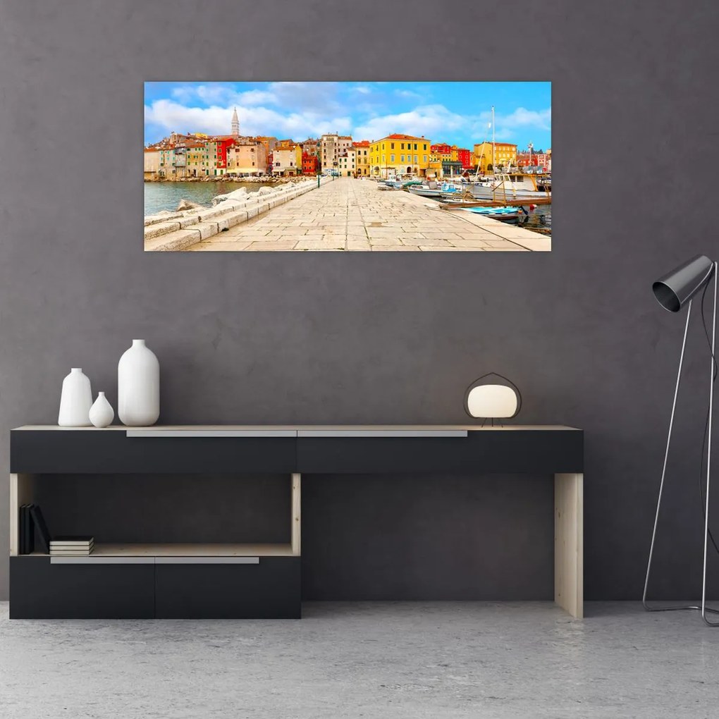 Tablou - Orașul Istrian vechi Poreč, Croația (120x50 cm)