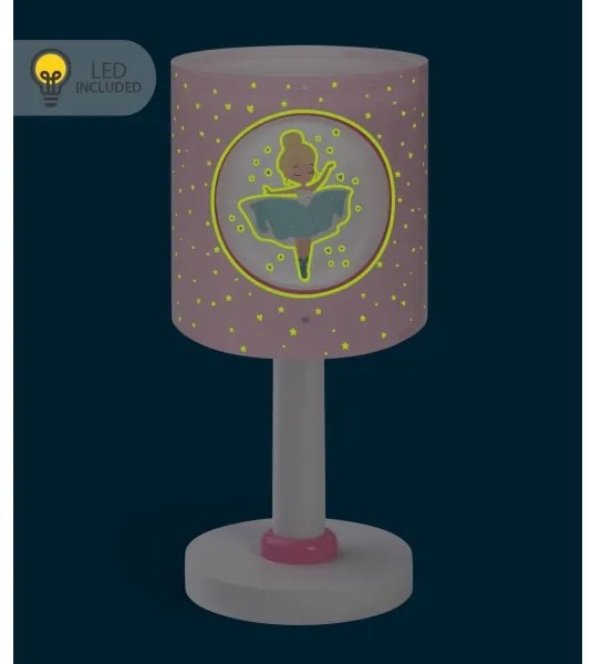 Dalber 60911 - Lampă de veghe LED pentru copii PRINCESS DANCE 1xG4/4W/230V, roz