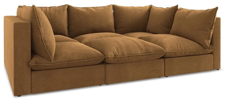 Canapea teracotă 255 cm Manao – Makamii