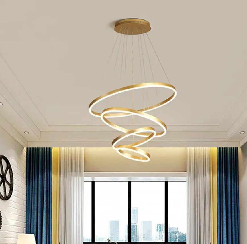 Lustra LED Cu Telecomanda, Elit's EsnF316-4, 288ww