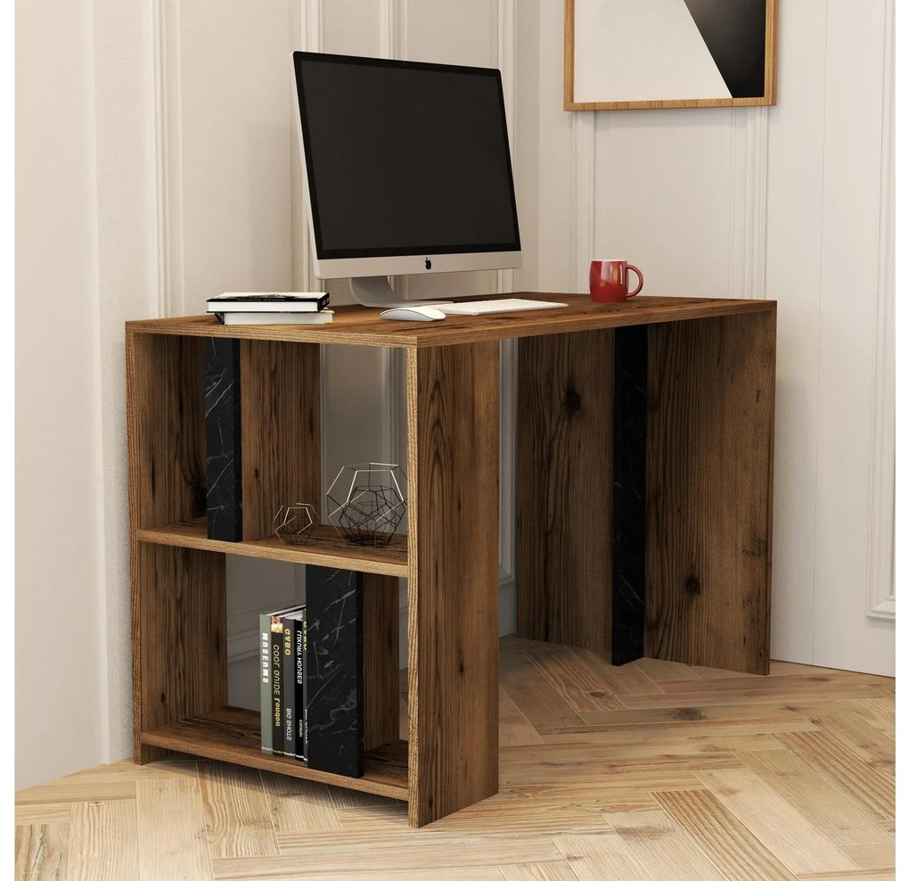 Masă PC Limba (Nuc + Negru). 1088799