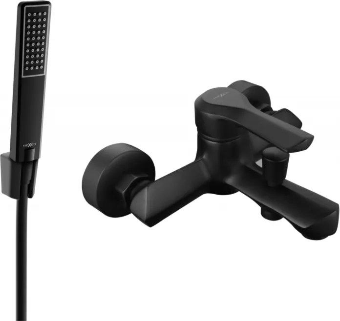 Mexen Sabre R72 baterie de cadă cu set de duș, negru - 7213R72-70