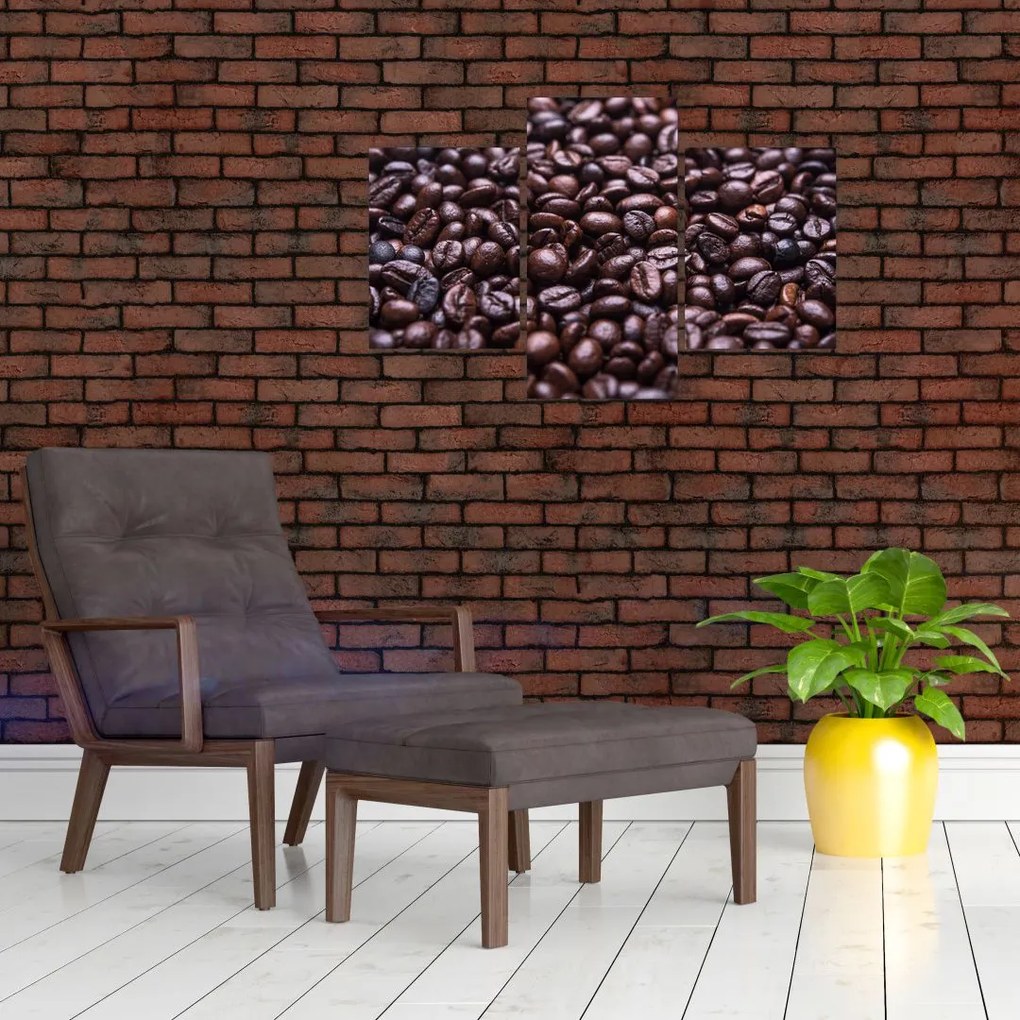 Tablou cu boabe de cafea (90x60 cm)