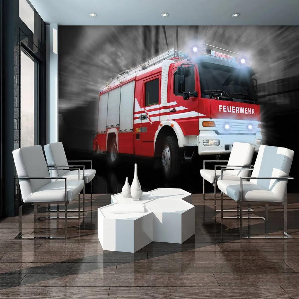 Fototapet - Mașina pompierilor (254x184 cm), în 8 de alte dimensiuni noi