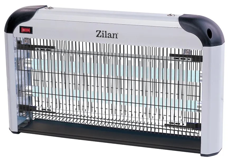 Aparat electric anti-insecte Zilan ZLN7071 Gri, doua lampi  cu UV, buton de pornire si oprire