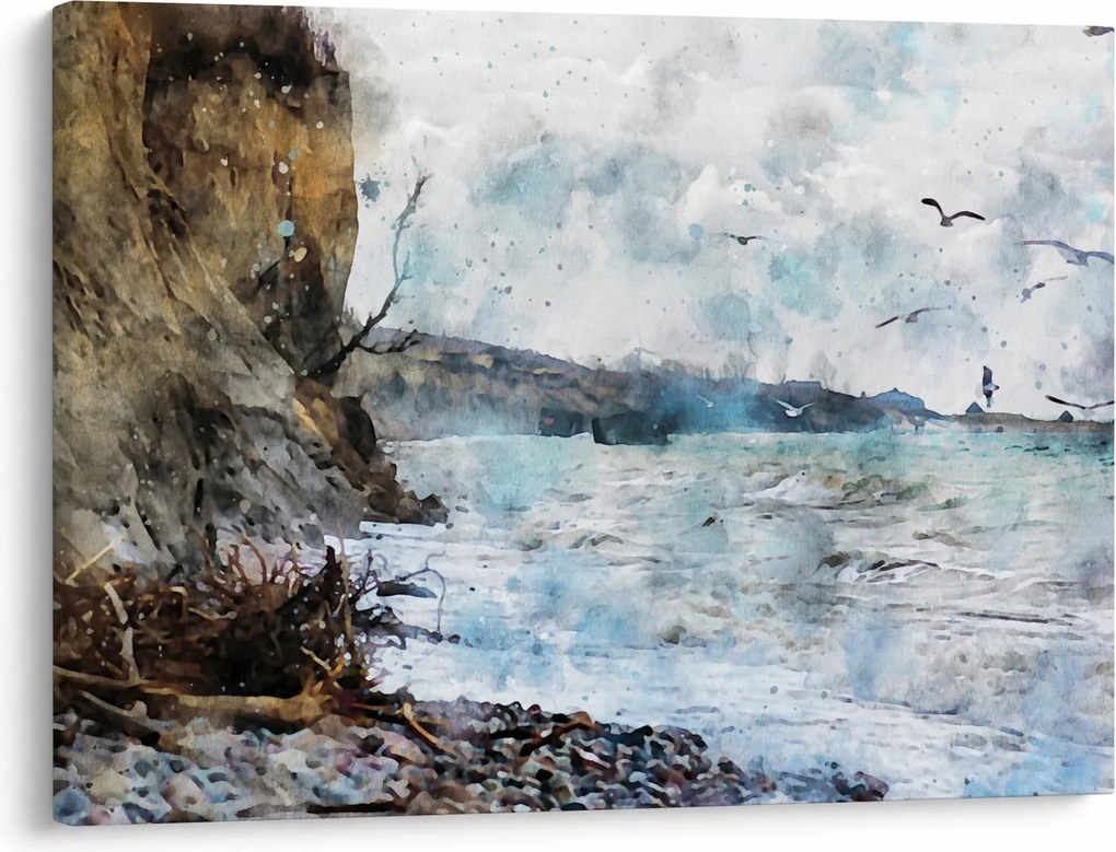Tablou - Recif, acuarelă (70x50 cm)