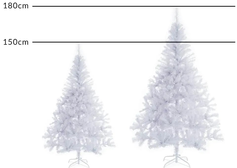 Deuba Brad artificial 180cm - alb