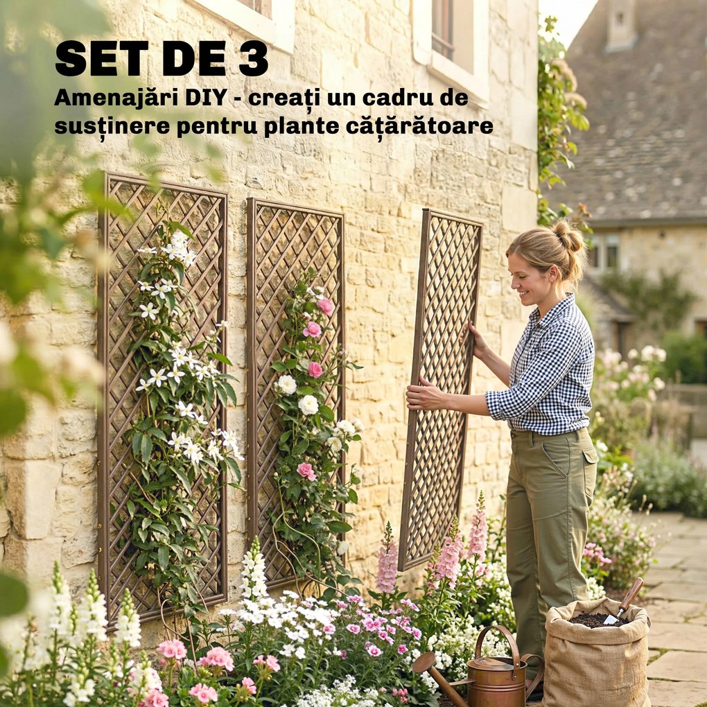 Outsunny arcade pentru trandafiri, pergole robuste pentru nunți, flori cățărătoare | Aosom Romania