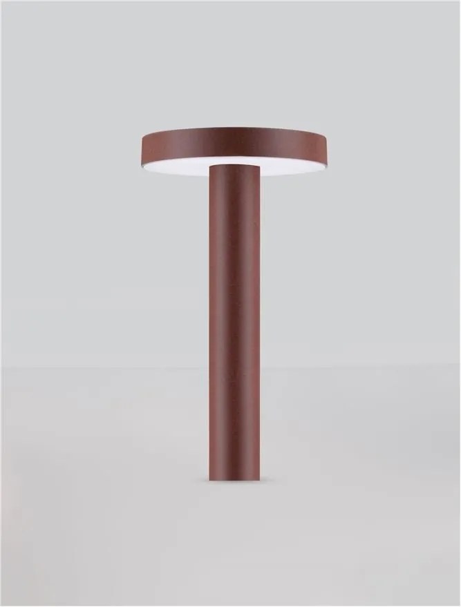 Stalp de exterior pentru terasa sau gradina, MOOD maro H-20cm