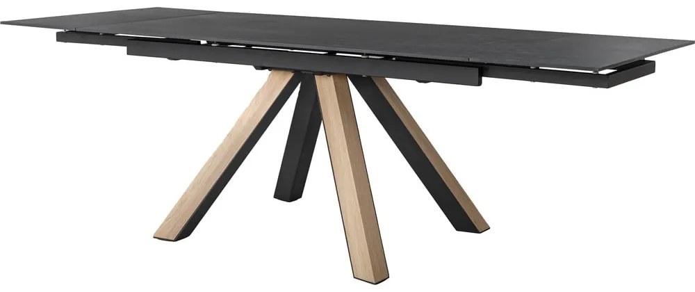 Masă de dining extensibilă din ceramică 90x160 cm Azur – Marckeric