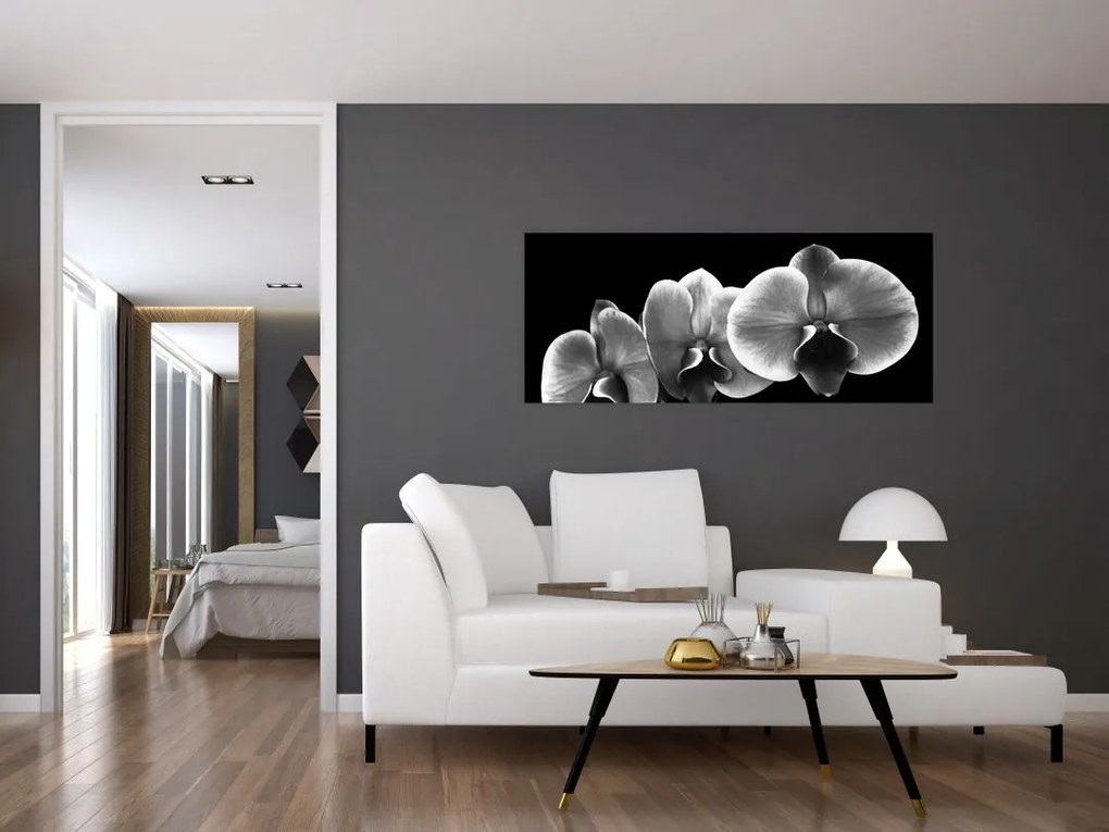 Tablou floare de orhidee (120x50 cm)