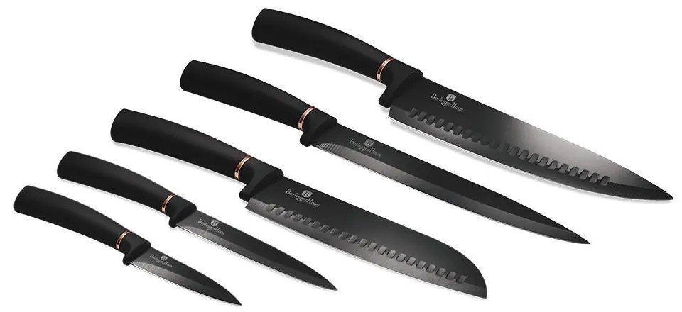 Set cutite 6 piese Black Rose Berlinger Haus BH 2407