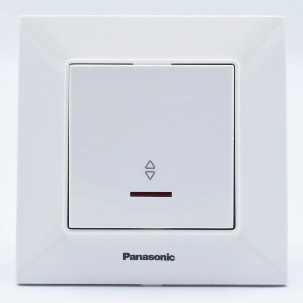 Intrerupator alternativ cu led 10A, IP20, Alb, Panasonic Arkedia Slim
