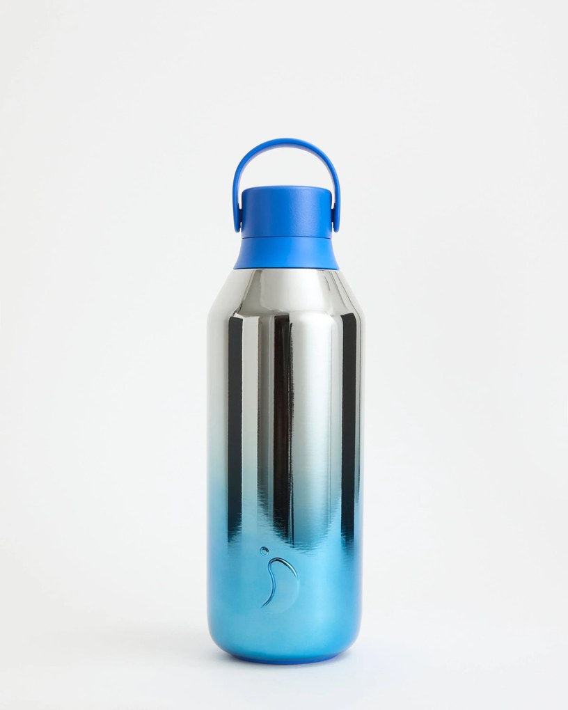 Termos Chilly's Bottles Hyper Pacific, Ediție Hyper Chrome - Seria 3, 500 ml