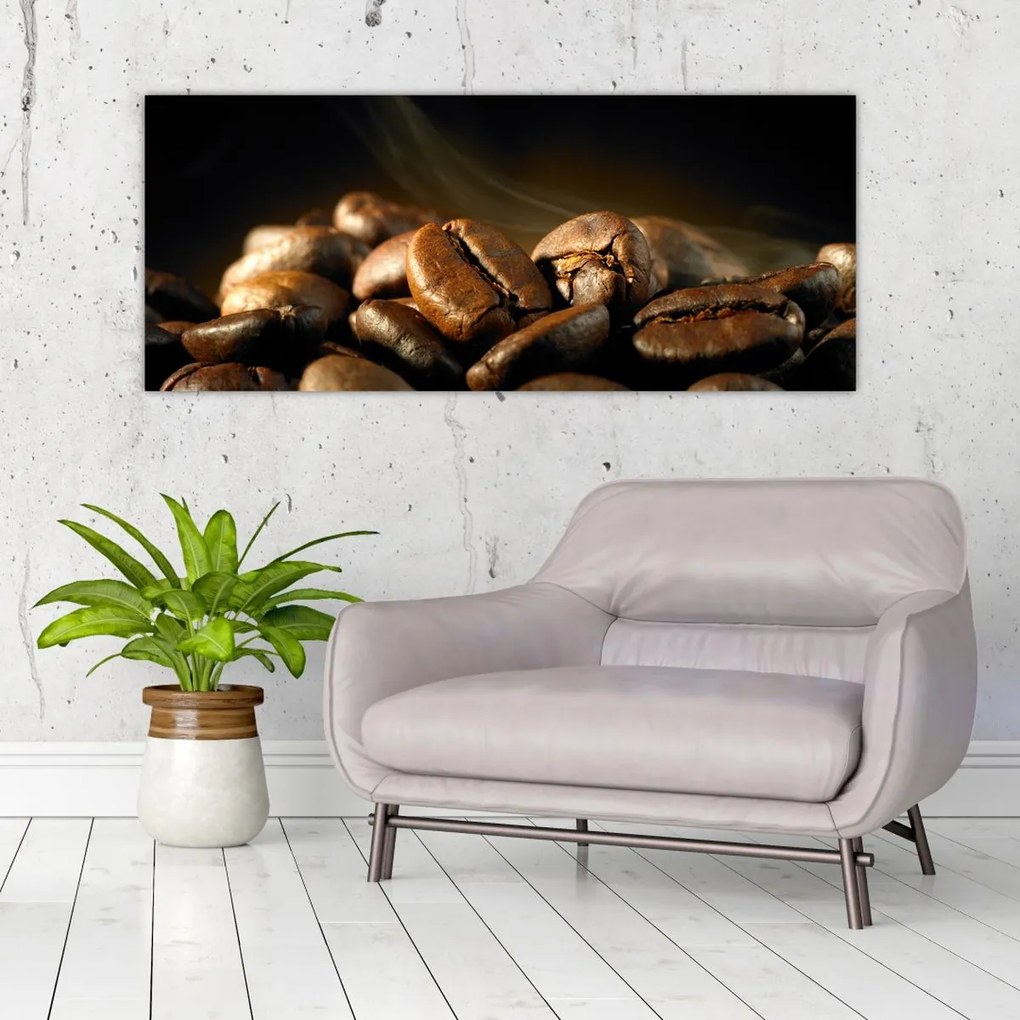 Tablou - Boabe de cafea (120x50 cm)