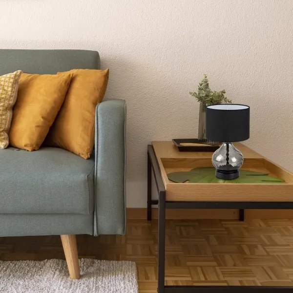 Lampă de masă Rabalux 74034 PIRELO 1xE14/25W/230V fumuriu