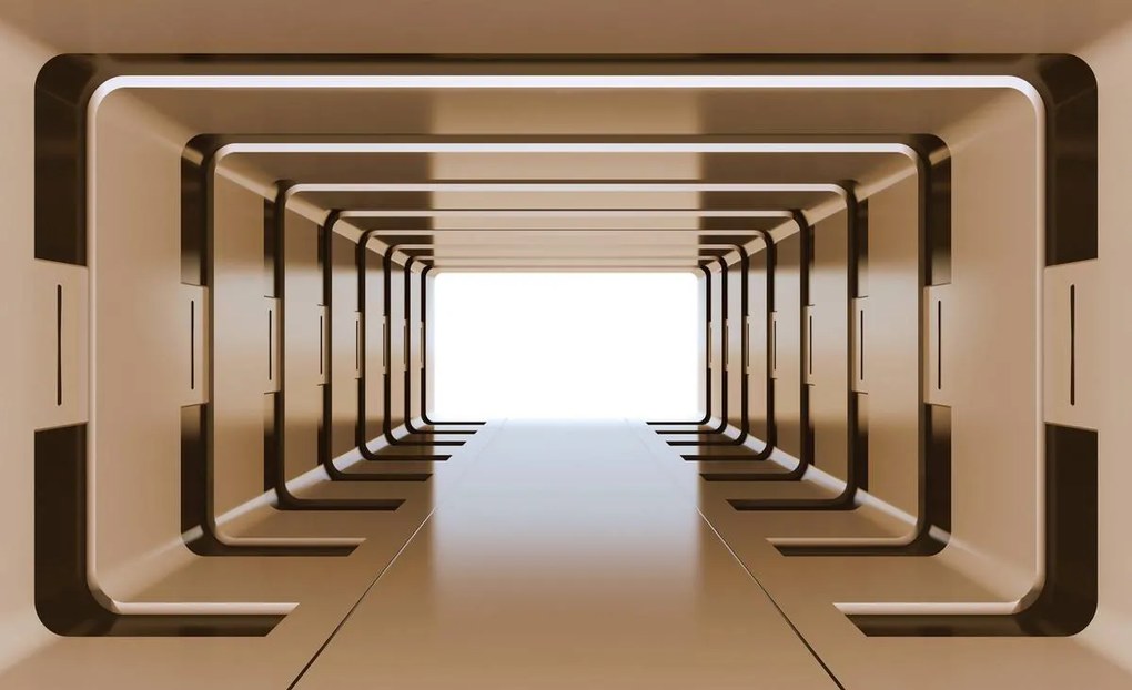 Fototapet - 3D tunel (152,5x104 cm)