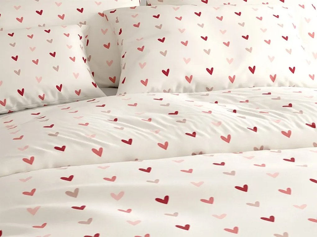 Lenjerie de pat din microfibra SOFHEARTS crem Dimensiune lenjerie de pat: 70 x 90 cm | 140 x 220 cm