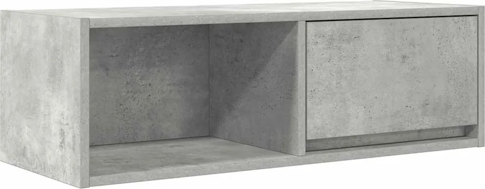 vidaXL Dulap TV Beton Gri 80x31x25,5 cm Lemn prelucrat
