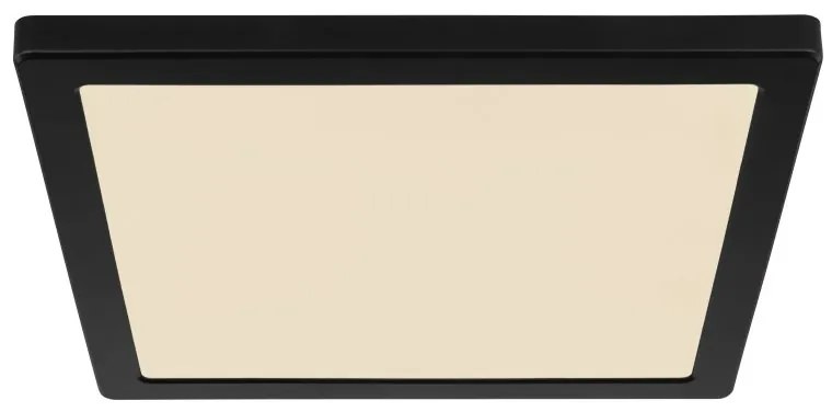 Plafoniera LED design modern LASSE negru 29,1x29,1cm