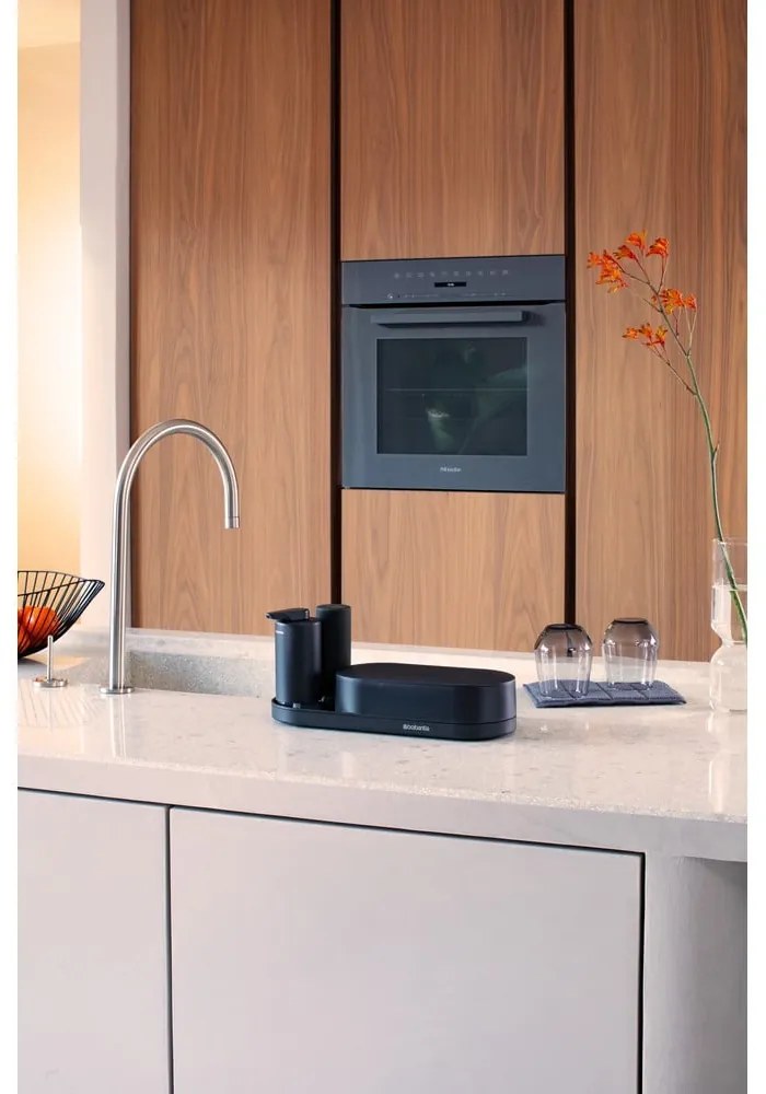 Suport pentru accesorii de spălat gri din plastic SinkStyle – Brabantia