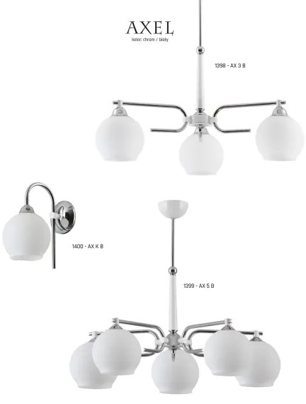 Jupiter 1398 - AX 3 B - Lustra  AXEL 3xE27/60W/230V