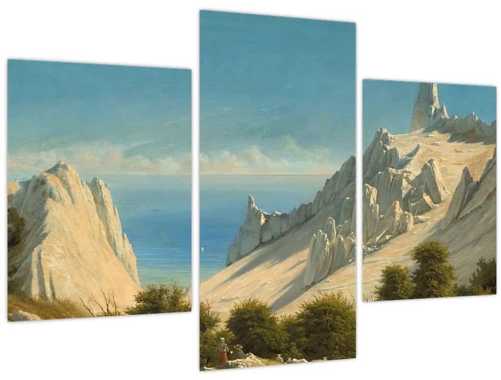Tablou - Georg Emil Libert, View of Sommerspiret, the Cliffs of Møn, reproducere (90x60 cm)