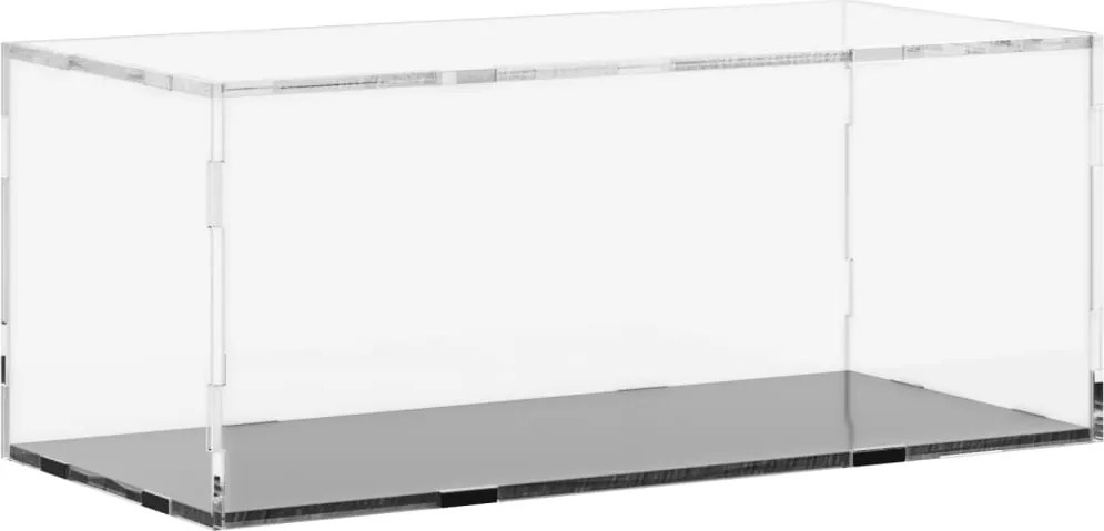 vidaXL Cutie de prezentare transparentă 34x16x14 cm, acrilică