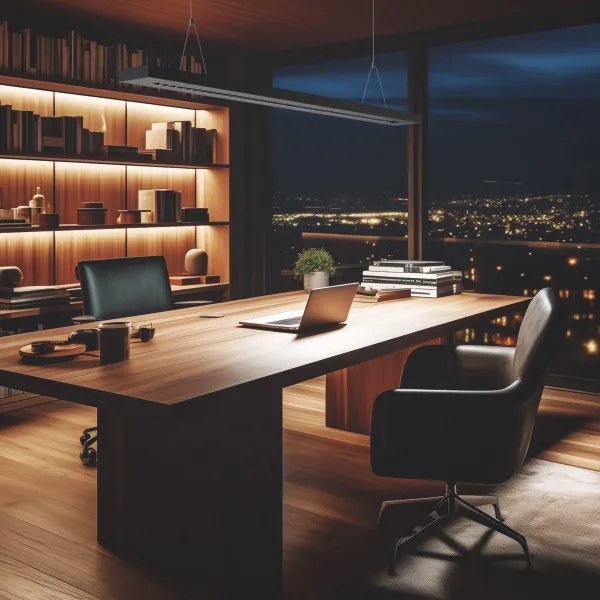 Plafonieră/pendul LED PLANK LED/20/30/40W/230V 2700/4000/6000K black