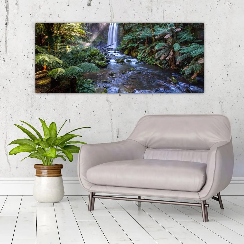 Tablou cu pădurea ploilor din Austalia (120x50 cm)