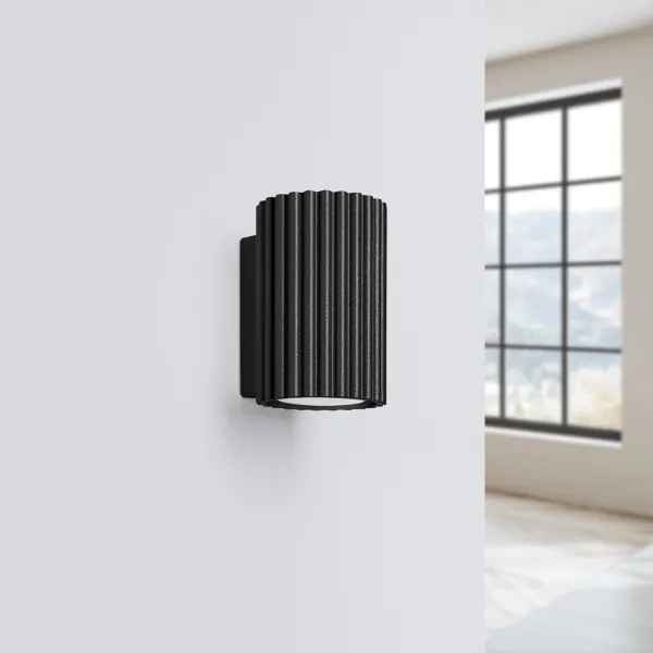 Aplică Sollux SL.1648 KARBON 1xGU10/10W/230V negru