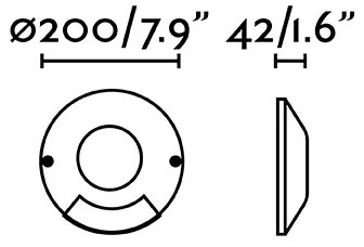 FARO 70285 - Iluminat căi de acces exterior LED LOTH-1 LED/6W/230V IP67
