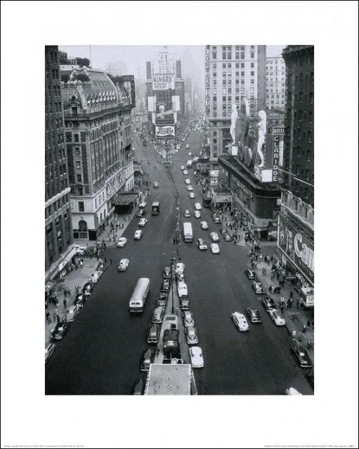 Imprimare de artă New York - Times Square, Alfred Gescheidt