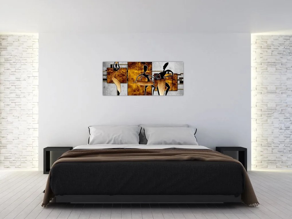 Tablou - Motiv cultura africană (120x50 cm)