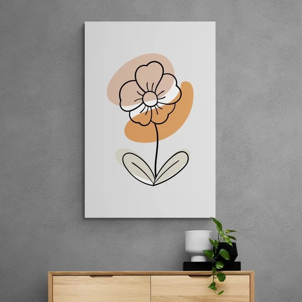 Tablou floare minimalistă No4