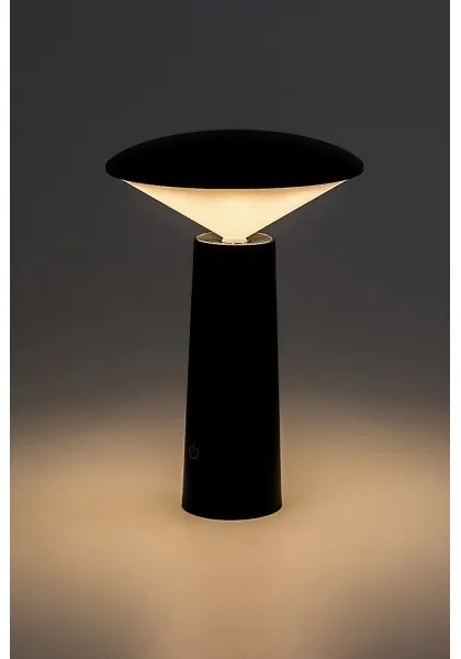 Lampă LED tactilă reîncărcabilă dimabilă de masă Rabalux 77147 POLPERRO LED/3W/3,7V 1200mAh negru