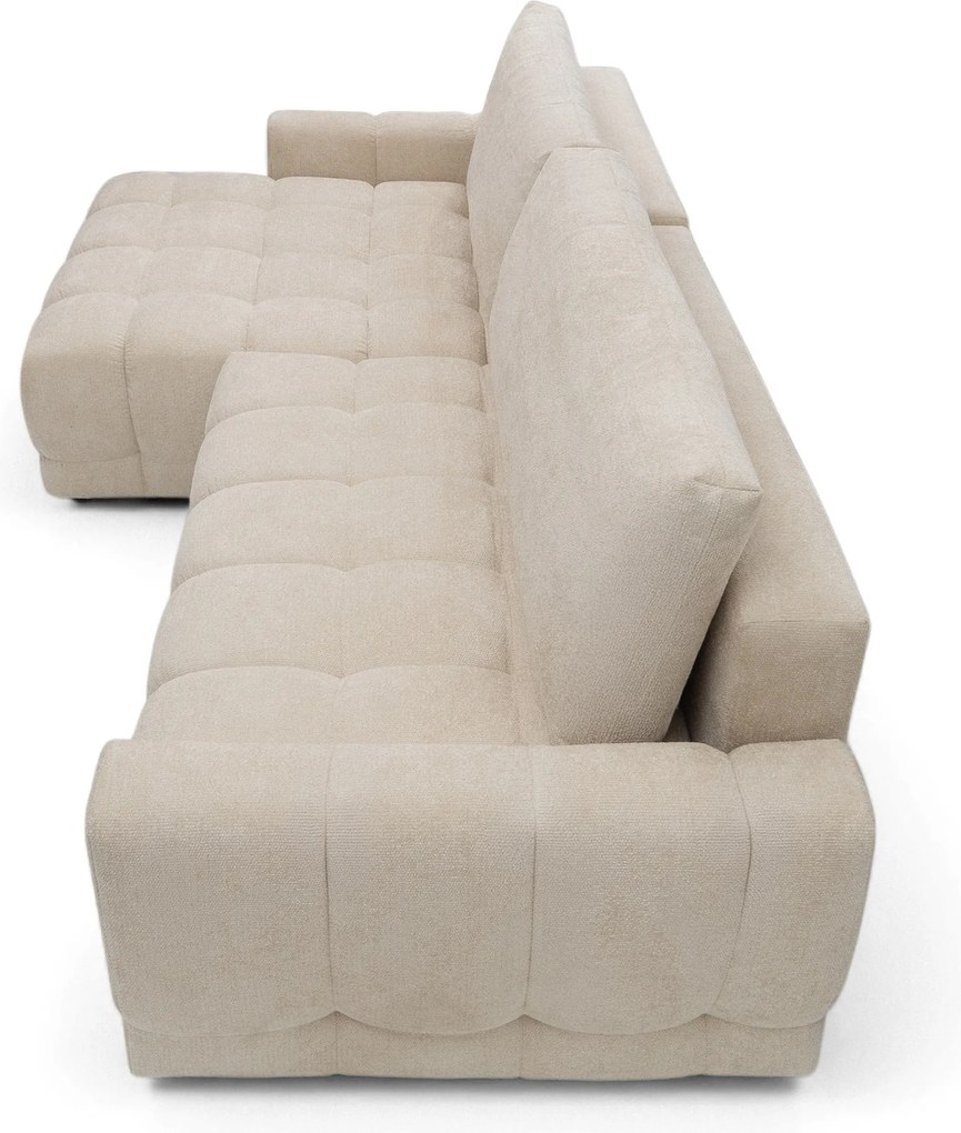 Colțar extensibil Sorenio stânga - Murano 833 țesătură bej